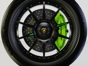 Car rim AL13 CF-VF TROFEO Carbon Fiber 3D Model