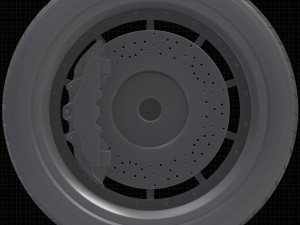 Car rim AL13 CF-VF TROFEO Carbon Fiber 3D Model