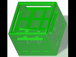 Battery Storage Box 3D Printing Model 3D Print Model