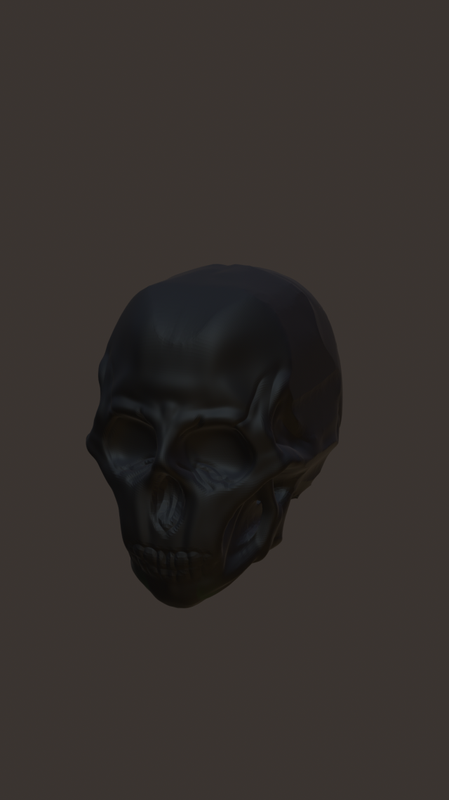 Black skull Modèle 3D .c4d .max .obj .3ds .fbx .stl .blend 
