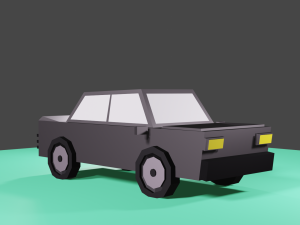 Lowpoly Car 3D मॉडल