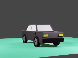 Lowpoly Car 3D Model