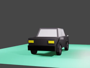 Lowpoly Car 3D Model