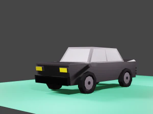 Lowpoly Car 3D Model
