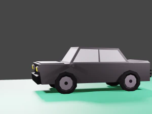 Lowpoly Car 3D Model