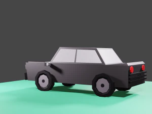 Lowpoly Car 3D Model