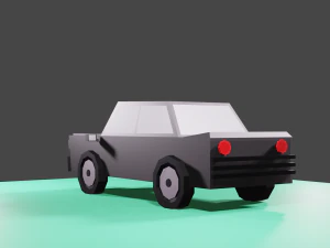 Lowpoly Car 3D Model