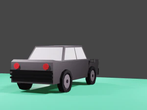 Lowpoly Car 3D Model