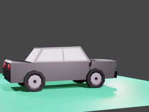 Lowpoly Car 3D Model