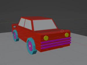 Lowpoly Car 3D Model
