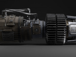 Jet Engine 4k 3D Model
