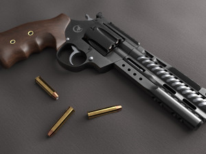 NXR 44 Magnum Revolver Model 3D
