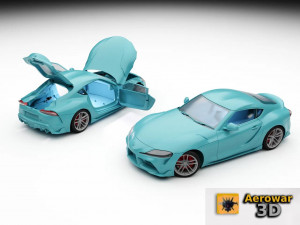 Toyota supra A90 Stl Model do druku 3D