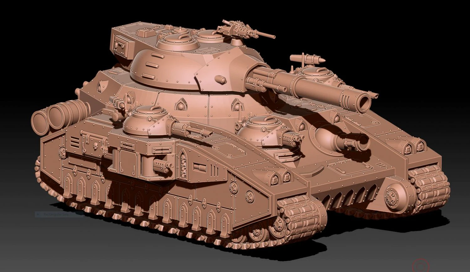 Feudal Guard Tank war print Stl 3D Print Model .c4d .max .obj .3ds .fbx .stl .blend 