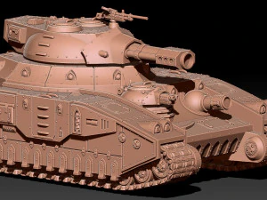 Feudal Guard Tank war print Stl 3D Print Model