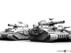 Feudal Guard Tank war print Stl Model do druku 3D