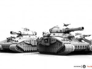 Feudal Guard Tank war print Stl 3D Print Model