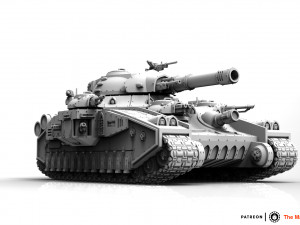 Feudal Guard Tank war print Stl Model do druku 3D