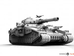 Feudal Guard Tank war print Stl 3D Print Model
