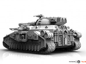 Feudal Guard Tank war print Stl Model do druku 3D