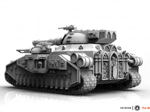 Feudal Guard Tank war print Stl 3D Print Model