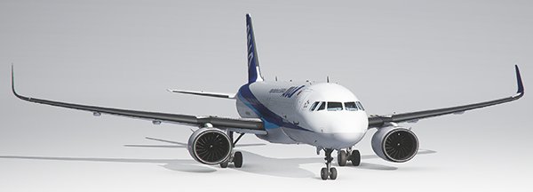 Printed Airliner 21 Model do druku 3D .c4d .max .obj .3ds .fbx .stl .blend 