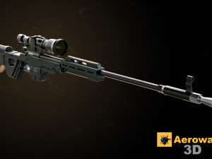 IQA 11 blaster riffle Modèles 3D en vedette