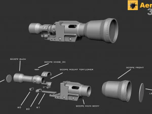 IQA 11 blaster riffle 3D Print Model