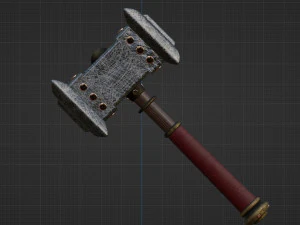 War Hammer 4k textured 3D Model