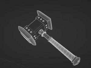 War Hammer 4k textured 3D Model