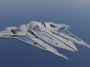 Mandalorian Gaunlet Starfighter 3D Model