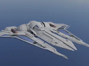 Mandalorian Gaunlet Starfighter 3D Model