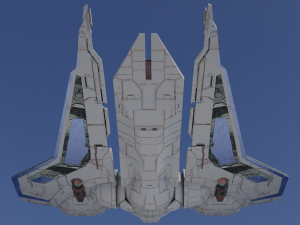 Mandalorian Gaunlet Starfighter 3D Model