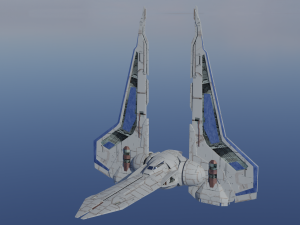 Mandalorian Gaunlet Starfighter 3D Model