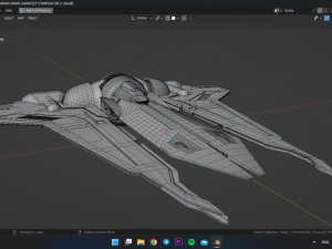 Mandalorian Gaunlet Starfighter 3D Model
