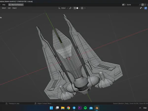 Mandalorian Gaunlet Starfighter 3D Model