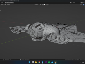 Mandalorian Gaunlet Starfighter 3D Model