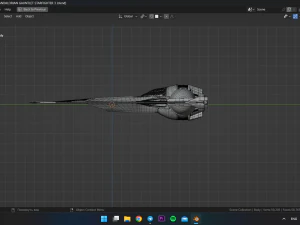 Mandalorian Gaunlet Starfighter 3D Model