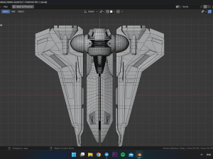 Mandalorian Gaunlet Starfighter 3D Model