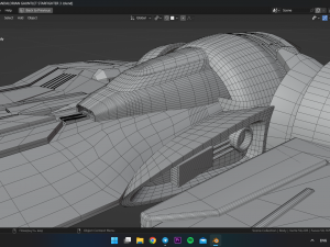 Mandalorian Gaunlet Starfighter 3D Model