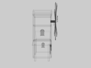Abandoned windmill 3Dモデル