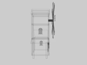 Abandoned windmill 3D Model