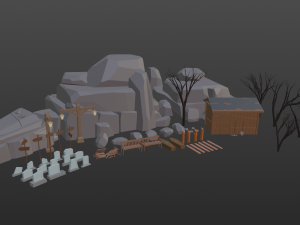 Graveyard Modelo 3D