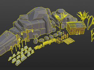 Graveyard Model 3D