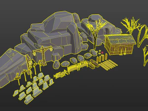 Graveyard 3D Model