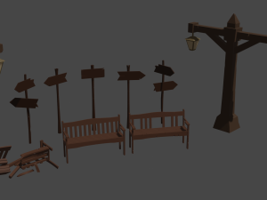 Graveyard Model 3D