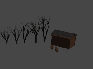 Graveyard Model 3D