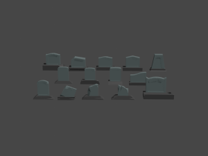 Graveyard Model 3D