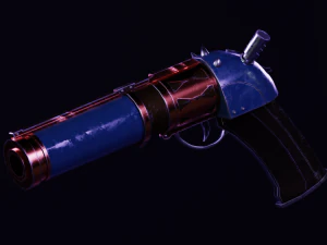 Pistol jinx 3D Model