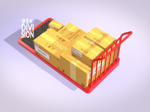 Warehouse Transport - Picking Trolly Modèle 3D